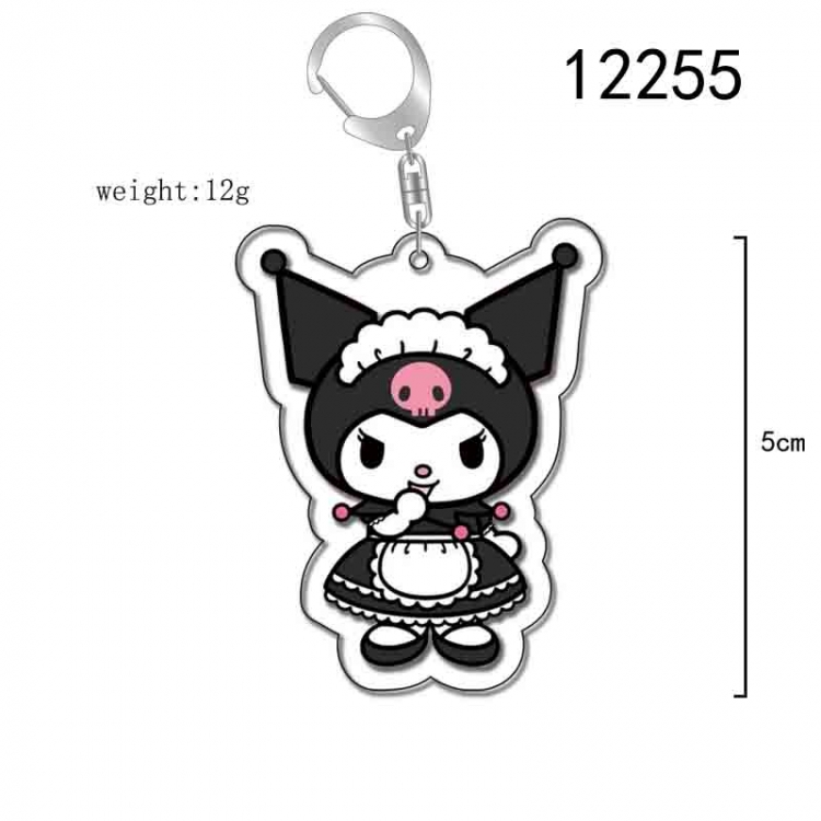 sanrio Cartoon Acrylic Keychain Charm  price for 5 pcs 12255