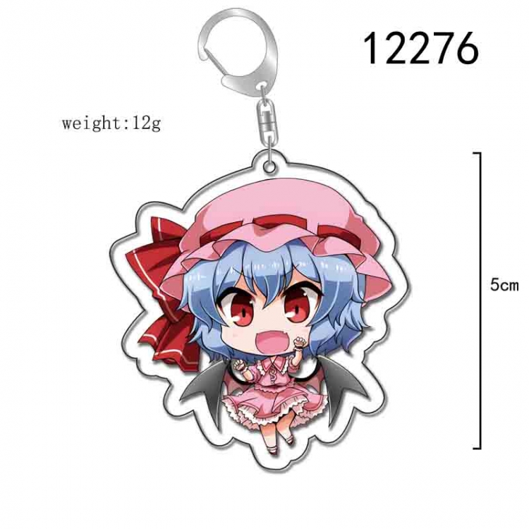 East Anime Acrylic Keychain Charm  price for 5 pcs 12276