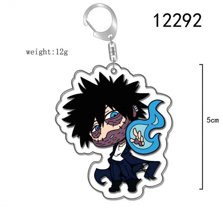 My Hero Academia Anime Acrylic Keychain Charm  price for 5 pcs 12292