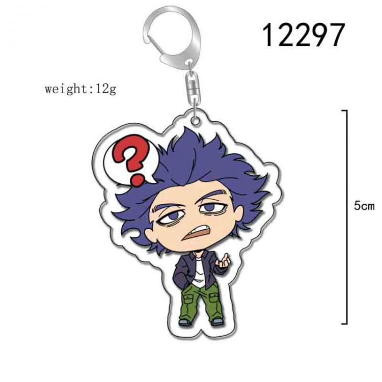 My Hero Academia Anime Acrylic Keychain Charm  price for 5 pcs 12297