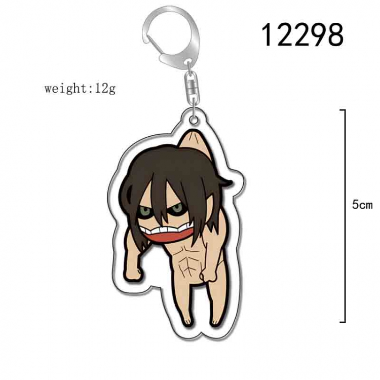 Shingeki no Kyojin Anime Acrylic Keychain Charm  price for 5 pcs 12298