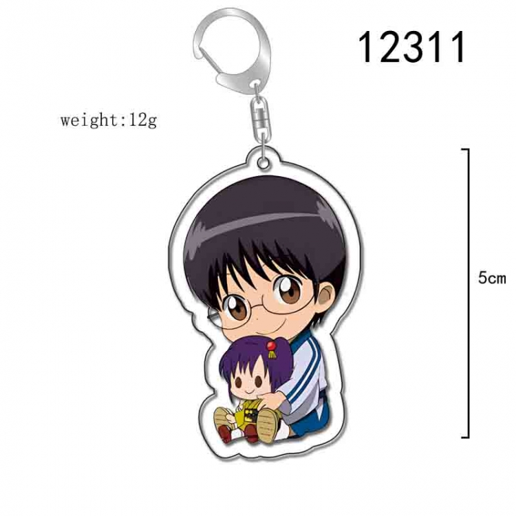 Gintama Anime Acrylic Keychain Charm  price for 5 pcs 12311