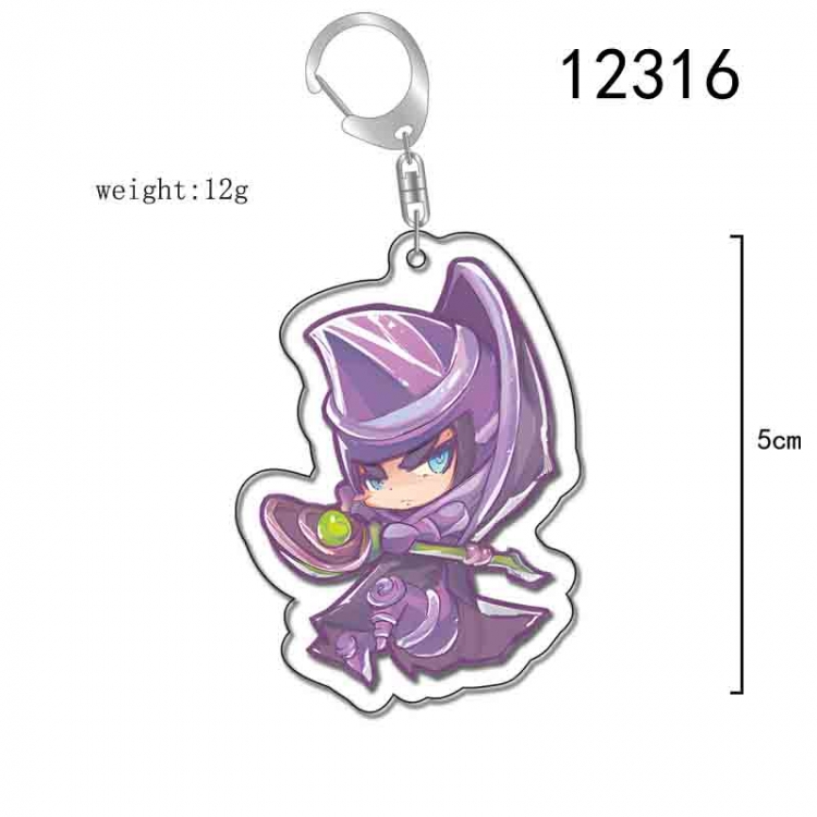 Yugioh Anime Acrylic Keychain Charm  price for 5 pcs 12316