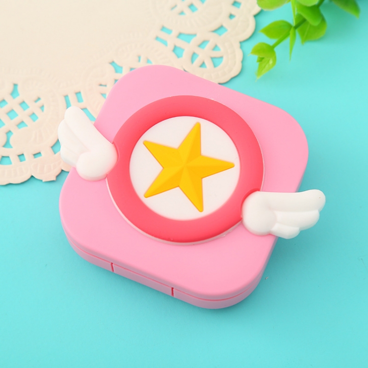 sailormoon Cute girl heart student supplies contact lens case beauty contact double box  price for 10 pcs