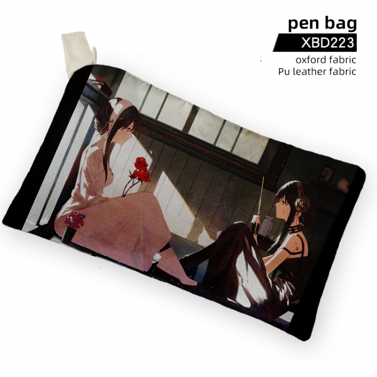 SPY×FAMILY Anime canvas large capacity student stationery pencil case XBD223
