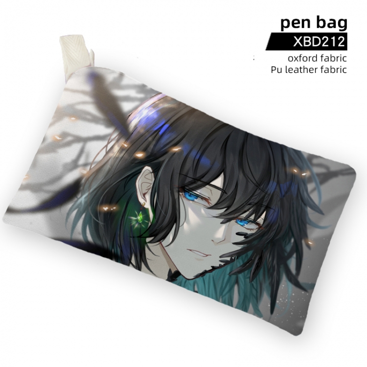 Hauru no ugoku shiro Anime canvas large capacity student stationery pencil case XBD212