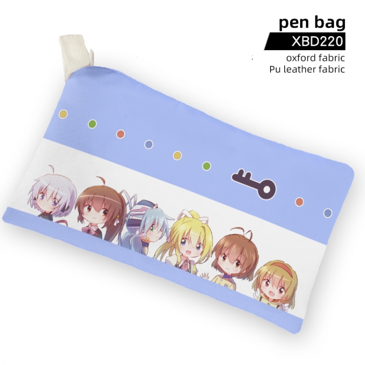 Kaginado Anime canvas large capacity student stationery pencil case XBD220