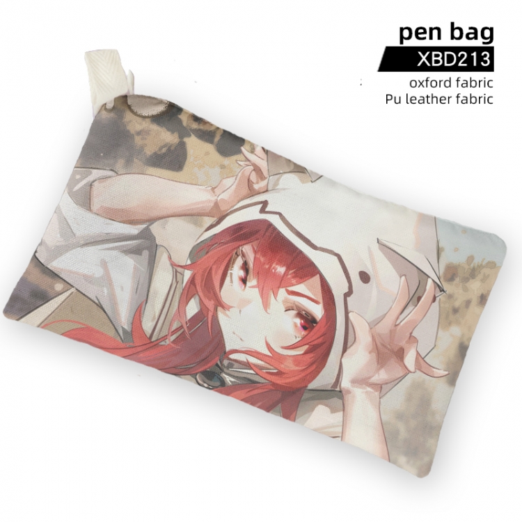 Jobless Reincarnation Anime canvas large capacity student stationery pencil case XBD213