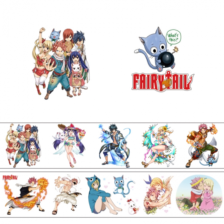 Fairy tail Adhesive tape decorative stickers can be pasted repeatedly 50X4cm price for 5 pcs