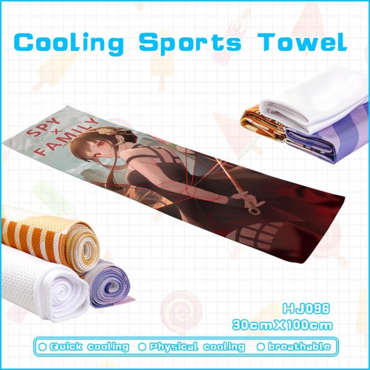 SPY×FAMILY Anime cold sports sweat towel 30x100cm HJ096