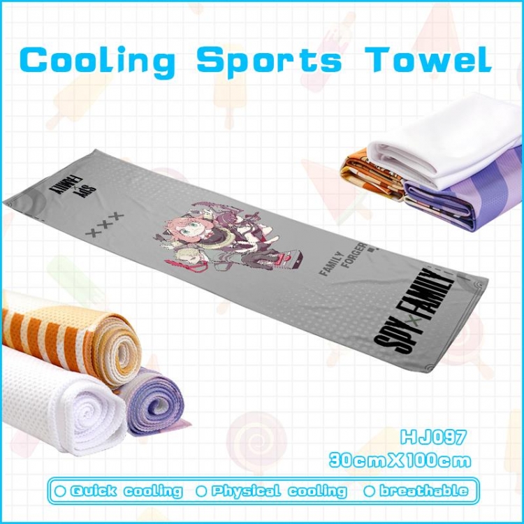 SPY×FAMILY Anime cold sports sweat towel 30x100cm HJ097