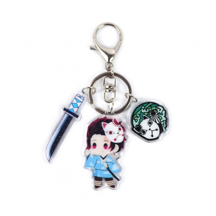 Demon Slayer Kimets  Epoxy keychain bag pendant jewelry price for 2 pcs 8199