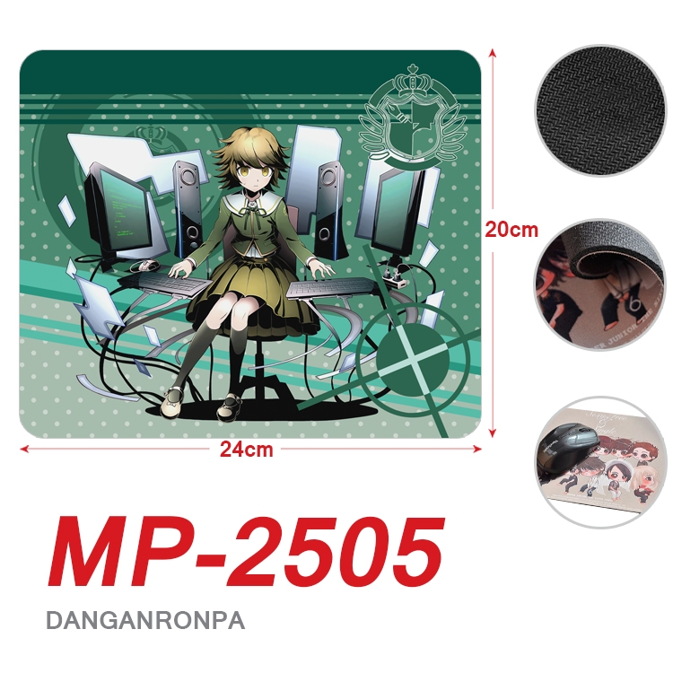 Dangan-Ronpa Anime Full Color Printing Mouse Pad Unlocked 20X24cm price for 5 pcs MP-2505