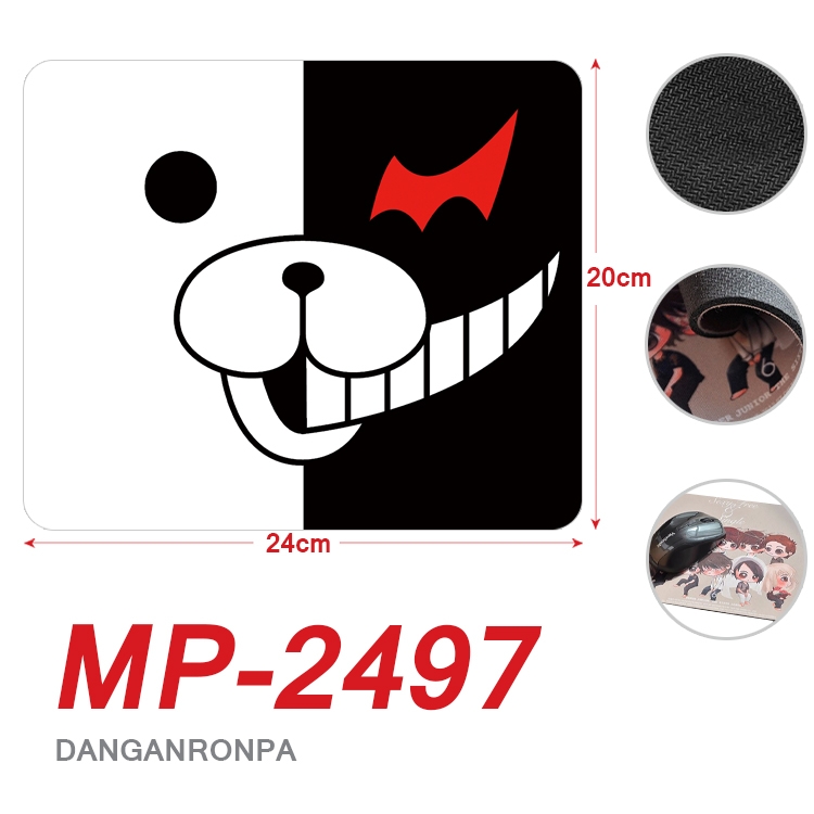 Dangan-Ronpa Anime Full Color Printing Mouse Pad Unlocked 20X24cm price for 5 pcs MP-2497