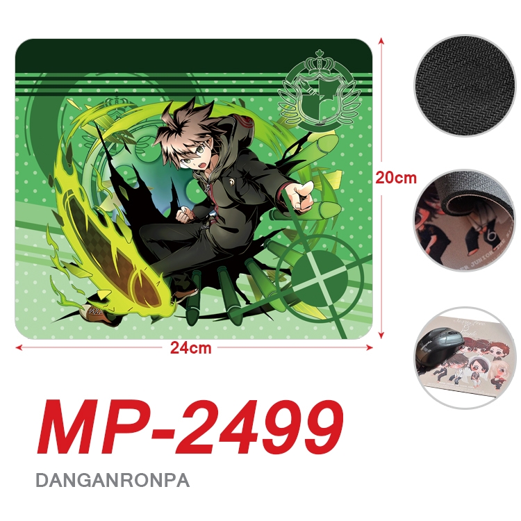 Dangan-Ronpa Anime Full Color Printing Mouse Pad Unlocked 20X24cm price for 5 pcs MP-2499