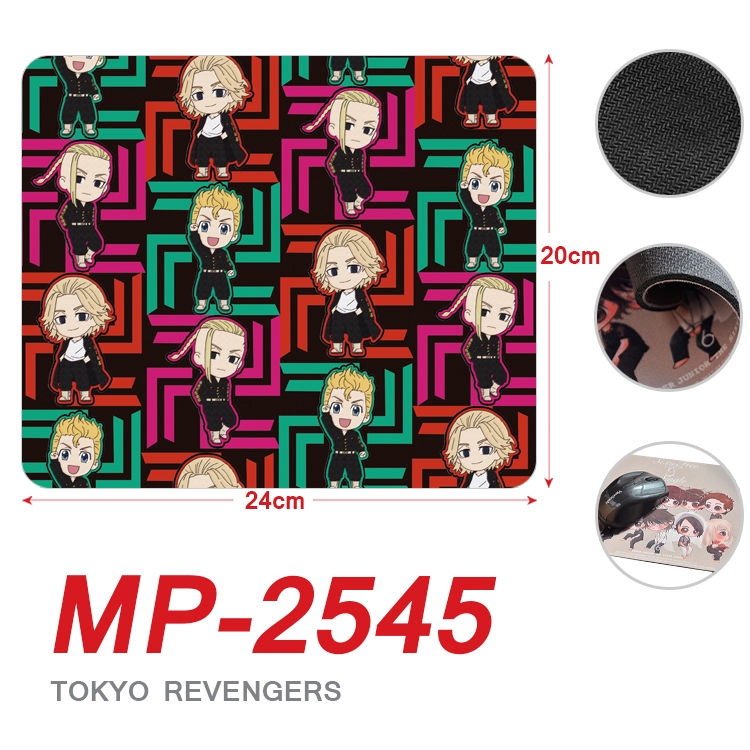 Tokyo Revengers Anime Full Color Printing Mouse Pad Unlocked 20X24cm price for 5 pcs MP-2545