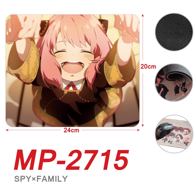 SPY×FAMILY Anime Full Color Printing Mouse Pad Unlocked 20X24cm price for 5 pcs MP-2715