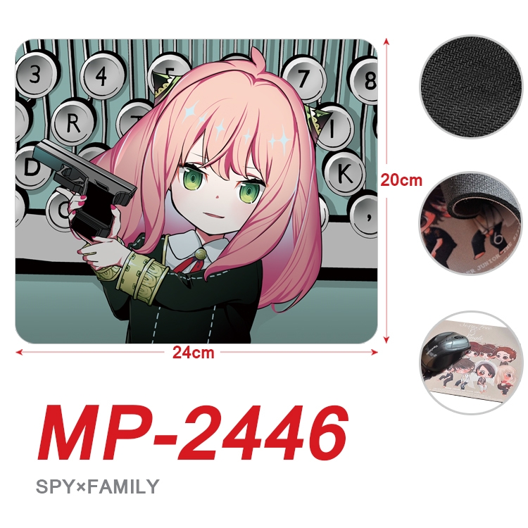 SPY×FAMILY Anime Full Color Printing Mouse Pad Unlocked 20X24cm price for 5 pcs MP-2446