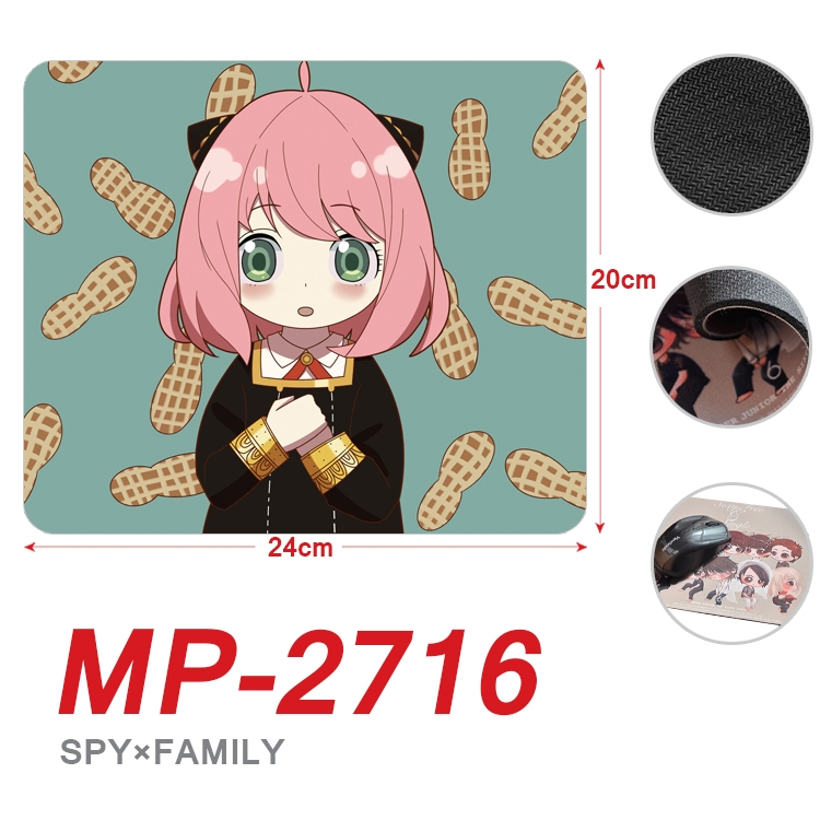 SPY×FAMILY Anime Full Color Printing Mouse Pad Unlocked 20X24cm price for 5 pcs MP-2716