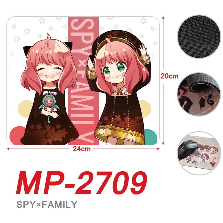 SPY×FAMILY Anime Full Color Printing Mouse Pad Unlocked 20X24cm price for 5 pcs MP-2709