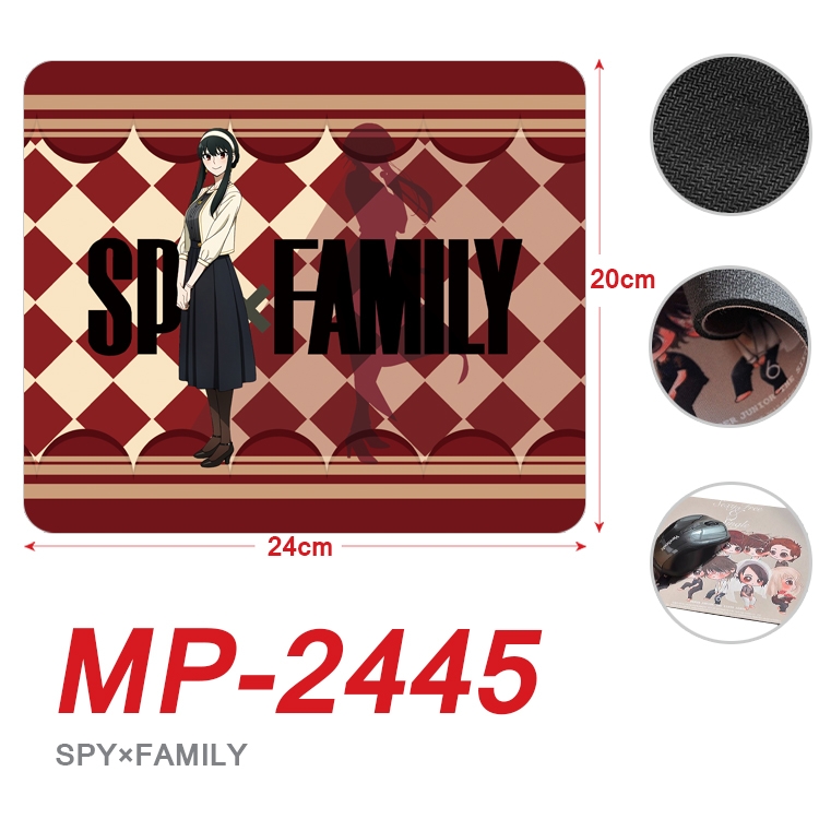 SPY×FAMILY Anime Full Color Printing Mouse Pad Unlocked 20X24cm price for 5 pcs MP-2445