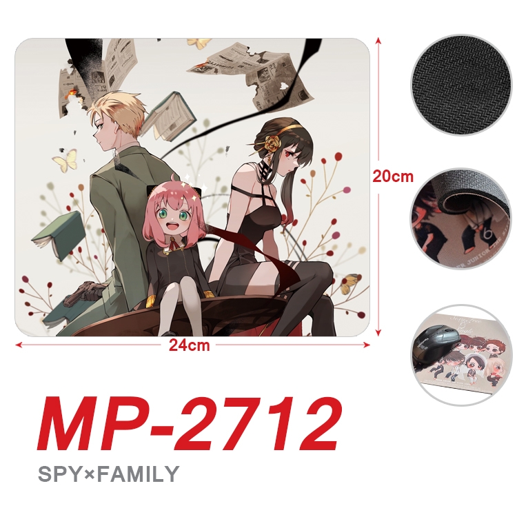 SPY×FAMILY Anime Full Color Printing Mouse Pad Unlocked 20X24cm price for 5 pcs MP-2712