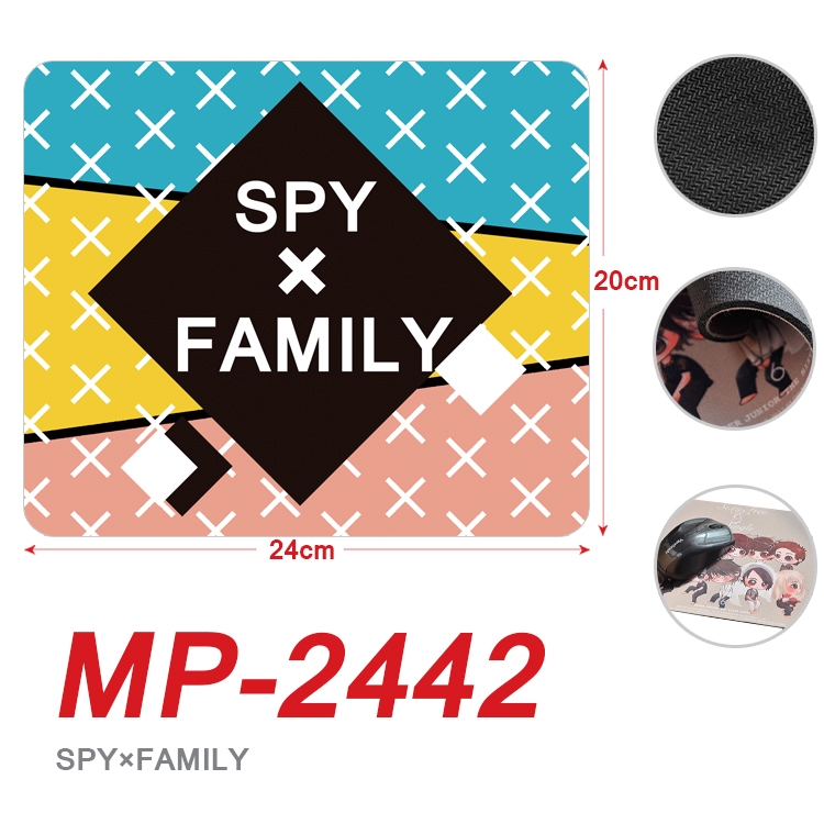 SPY×FAMILY Anime Full Color Printing Mouse Pad Unlocked 20X24cm price for 5 pcs MP-2442