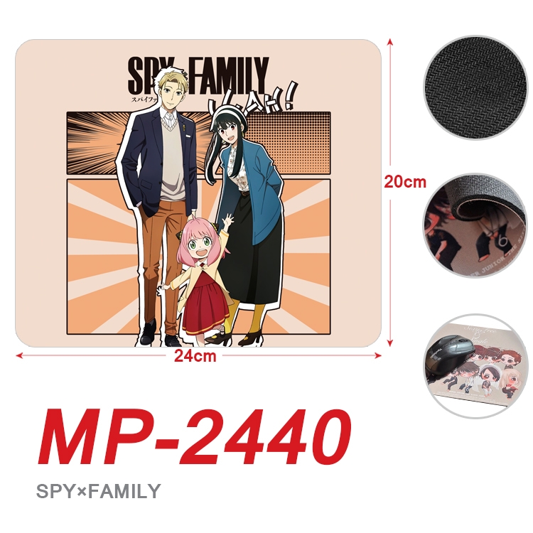 SPY×FAMILY Anime Full Color Printing Mouse Pad Unlocked 20X24cm price for 5 pcs MP-2440