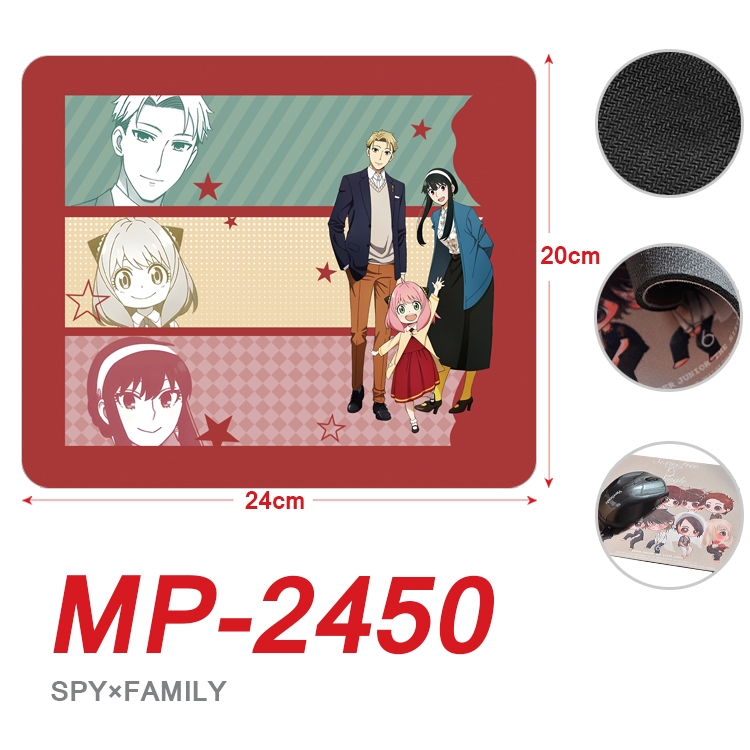 SPY×FAMILY Anime Full Color Printing Mouse Pad Unlocked 20X24cm price for 5 pcs MP-2450