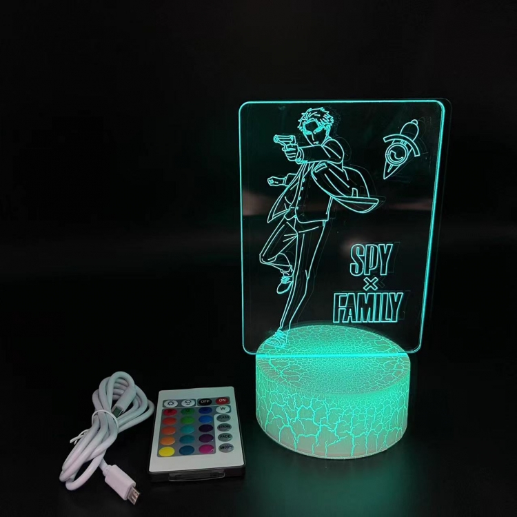 SPY×FAMILY creative visualization lamp  Standing Plates white cracked base 205x143x59mm  3814
