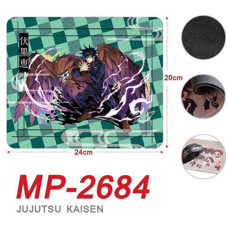 Jujutsu Kaisen Anime Full Color Printing Mouse Pad Unlocked 20X24cm price for 5 pcs MP-2684