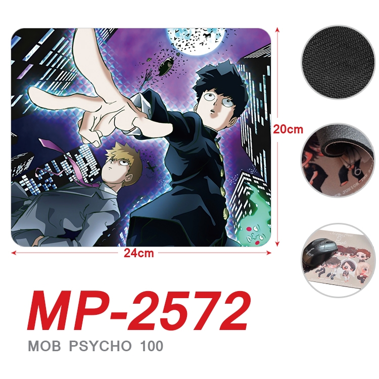 Mob Psycho 100 Anime Full Color Printing Mouse Pad Unlocked 20X24cm price for 5 pcs  MP-2572