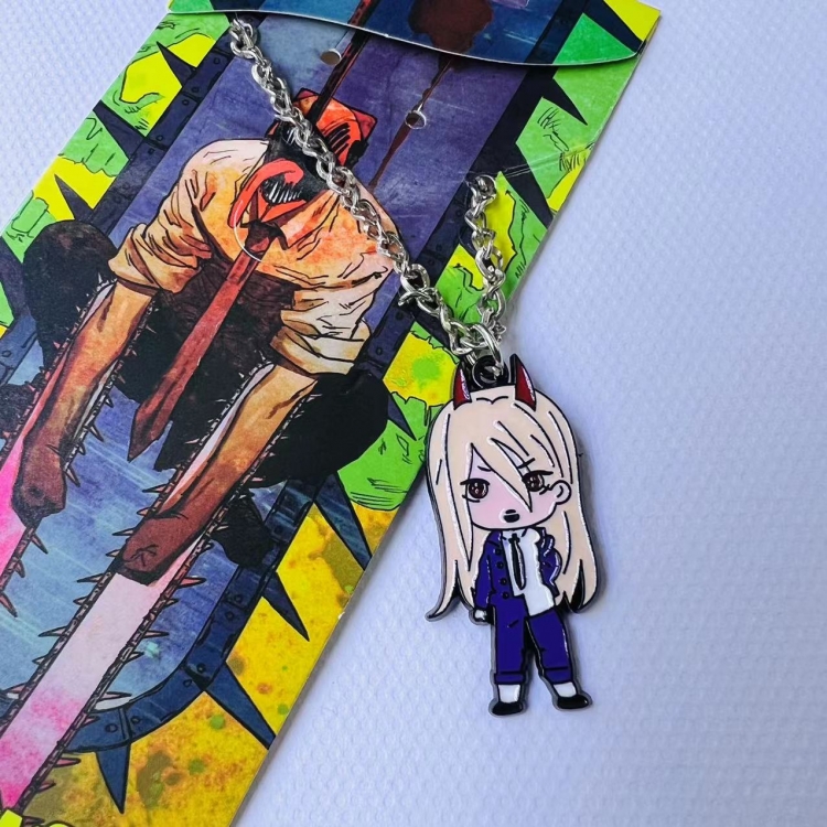 chainsaw man Anime Peripheral Necklace Pendant Jewelry price for 5 pcs