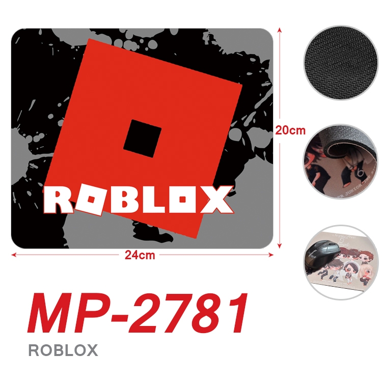 Robllox Anime Full Color Printing Mouse Pad Unlocked 20X24cm price for 5 pcs MP-2781