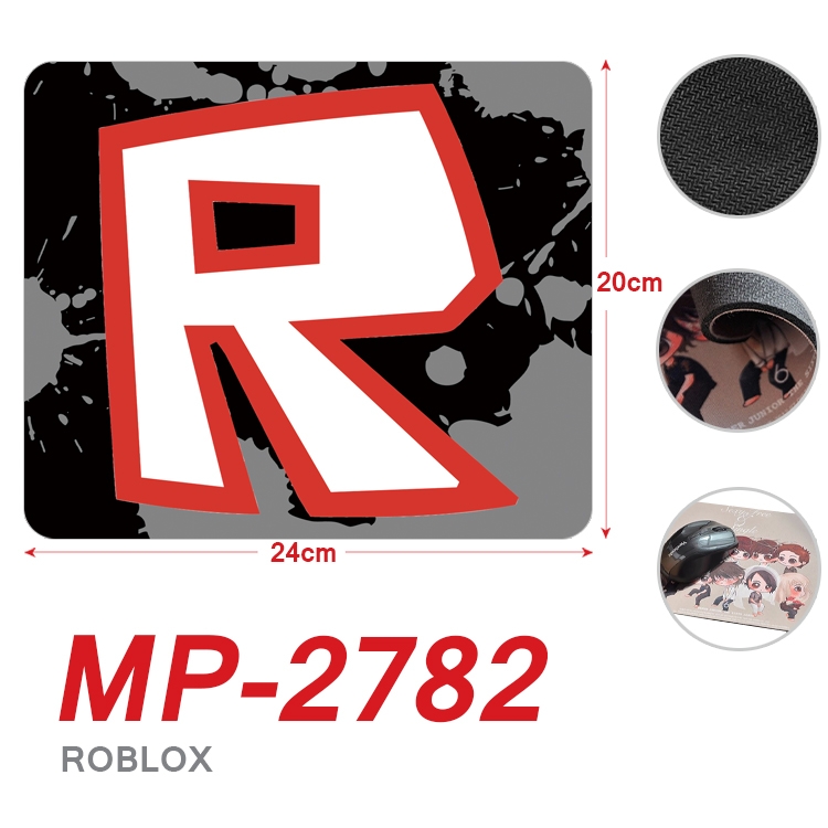 Robllox Anime Full Color Printing Mouse Pad Unlocked 20X24cm price for 5 pcs MP-2782