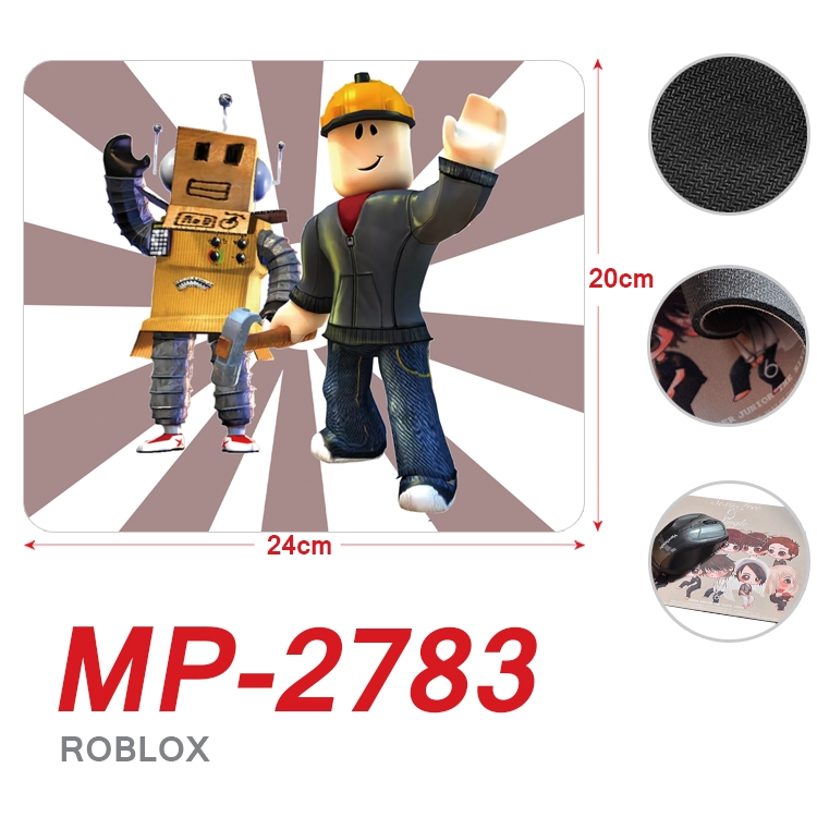 Robllox Anime Full Color Printing Mouse Pad Unlocked 20X24cm price for 5 pcs MP-2783