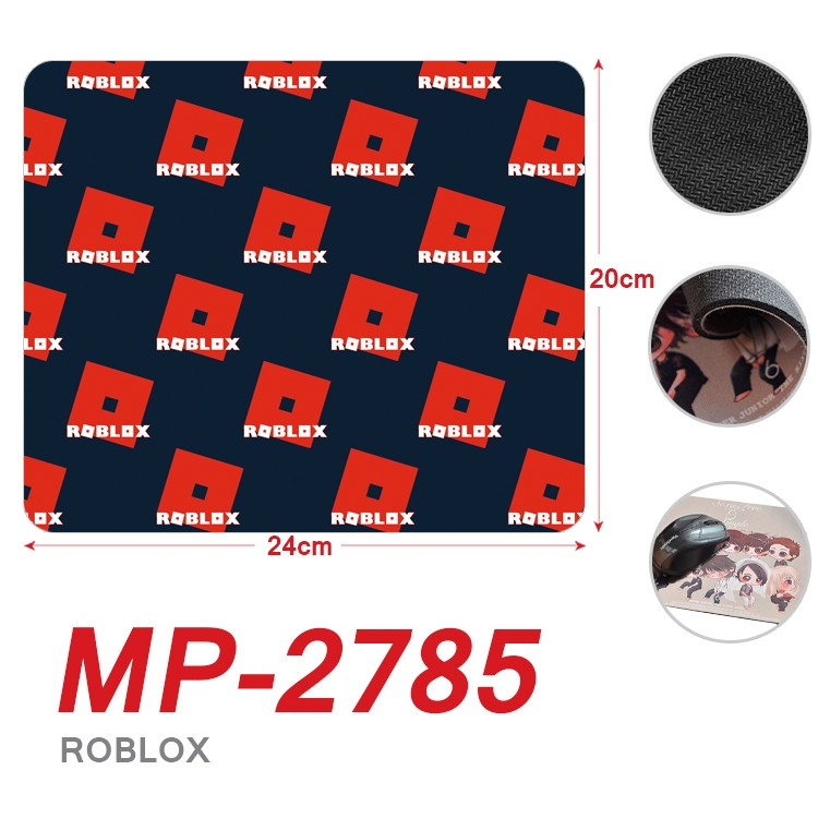 Robllox Anime Full Color Printing Mouse Pad Unlocked 20X24cm price for 5 pcs MP-2785