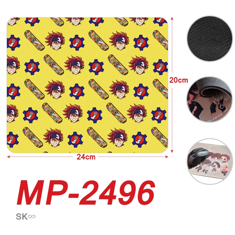 SK∞ Anime Full Color Printing Mouse Pad Unlocked 20X24cm price for 5 pcs MP-2496