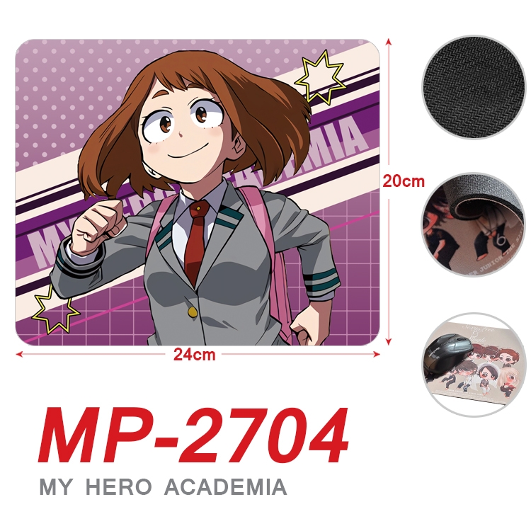 My Hero Academia Anime Full Color Printing Mouse Pad Unlocked 20X24cm price for 5 pcs MP-2704