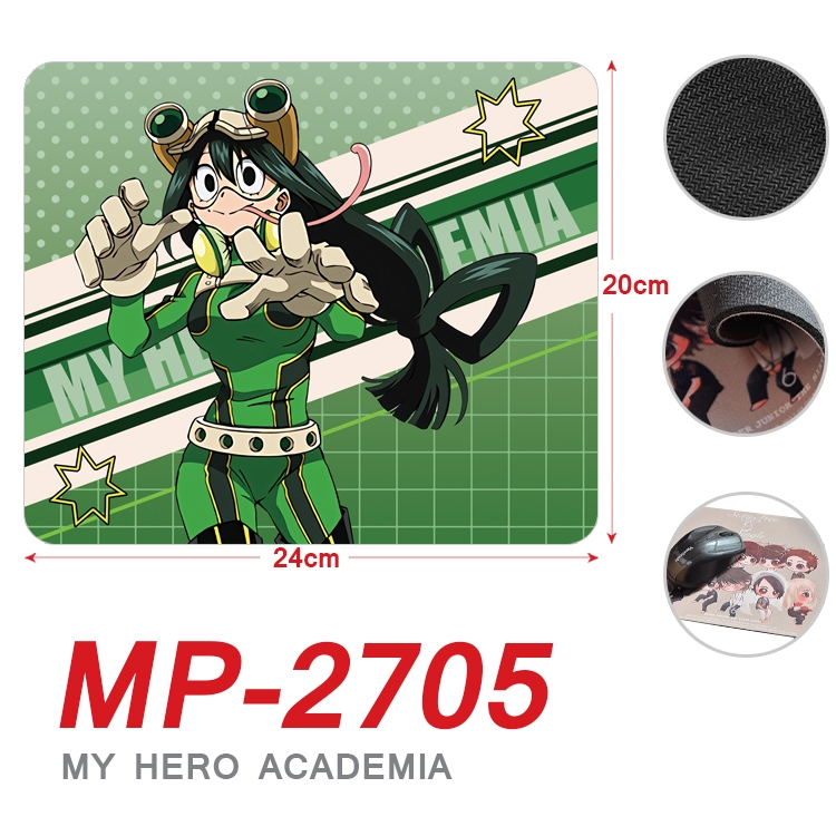 My Hero Academia Anime Full Color Printing Mouse Pad Unlocked 20X24cm price for 5 pcs MP-2705