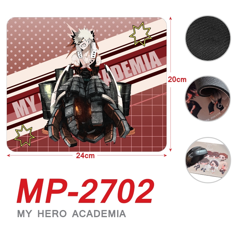My Hero Academia Anime Full Color Printing Mouse Pad Unlocked 20X24cm price for 5 pcs MP-2702