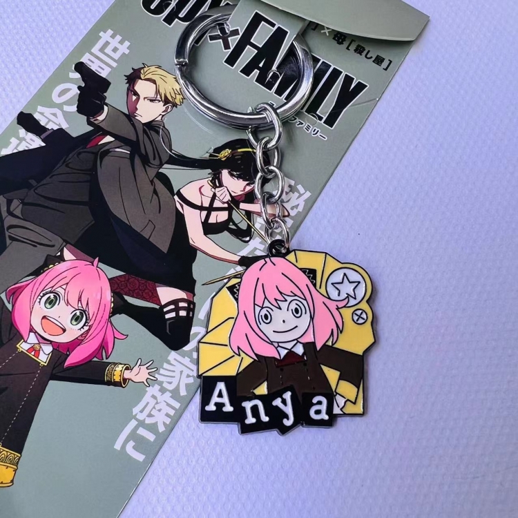 SPY×FAMILY Animation metal keychain pendant style C price for 5 pcs