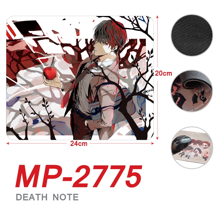 Death note Anime Full Color Printing Mouse Pad Unlocked 20X24cm price for 5 pcs MP-2775