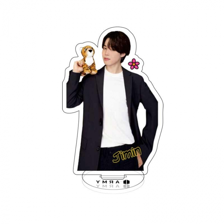 BTS star characters acrylic Standing Plates Keychain 10cm