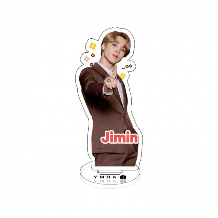 BTS star characters acrylic Standing Plates Keychain 10cm