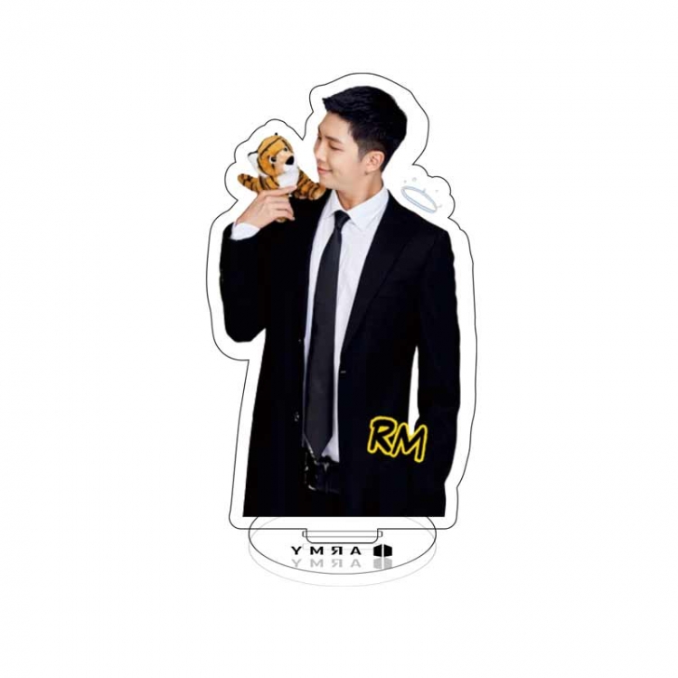 BTS star characters acrylic Standing Plates Keychain 10cm