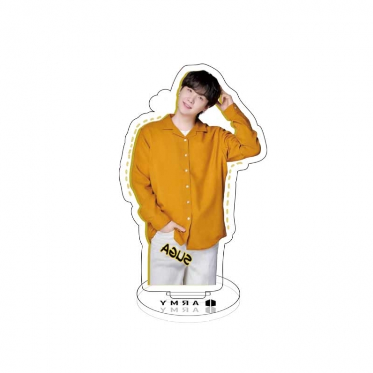 BTS star characters acrylic Standing Plates Keychain 10cm