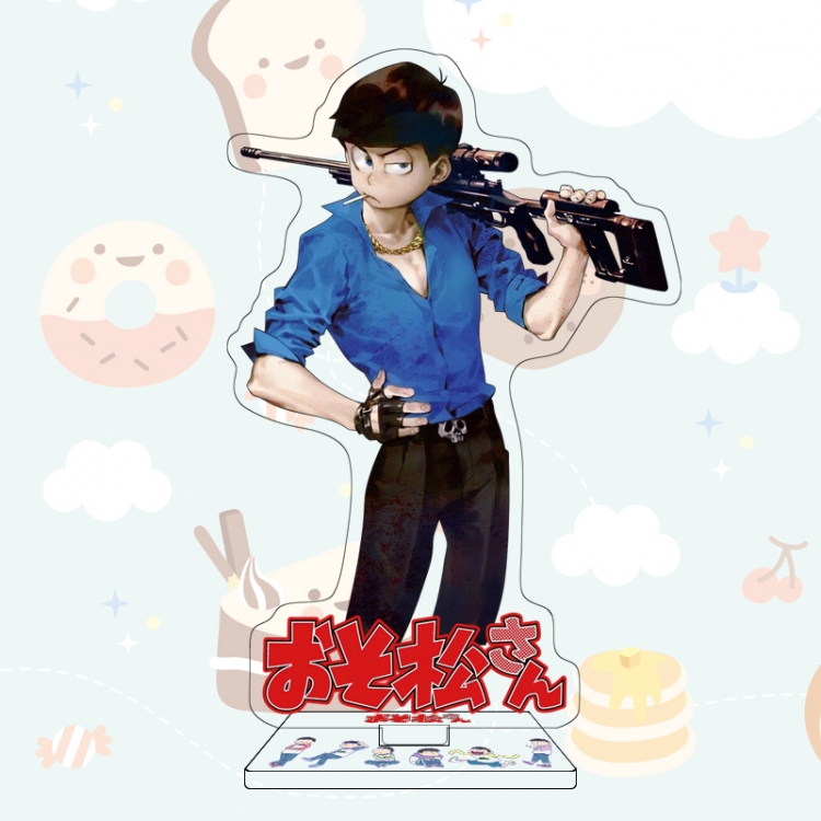 Osomatsu-san Anime characters acrylic Standing Plates Keychain 16cm