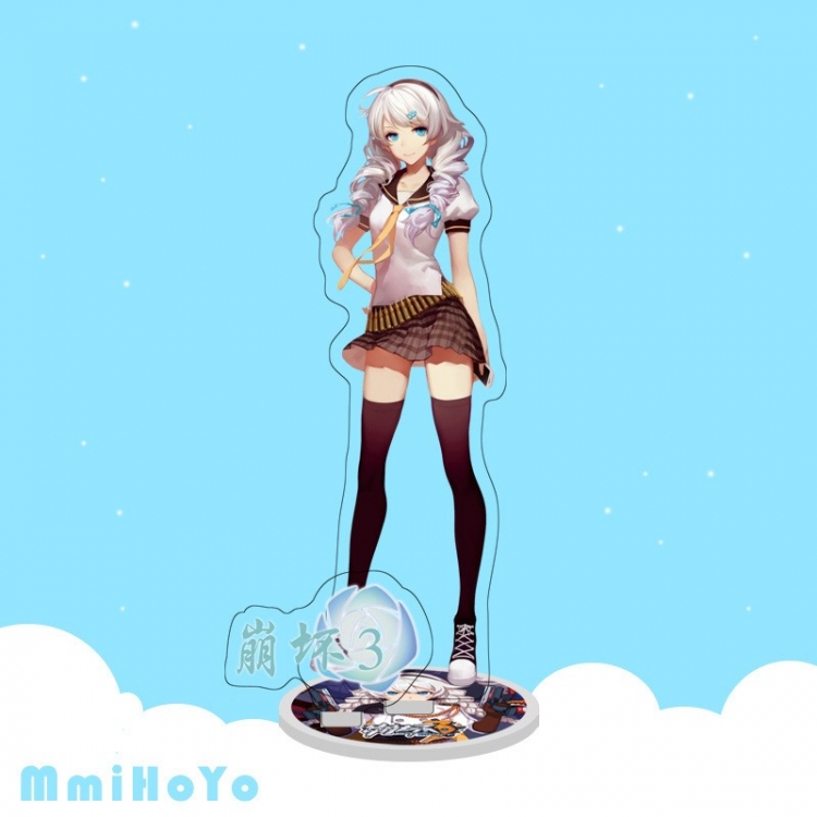 Collapse 3 Anime characters acrylic Standing Plates Keychain 16cm