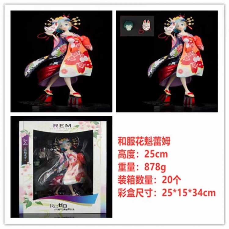 Re:Zero kara Hajimeru  Isekai Seikatsu Boxed Figure Decoration Model 25cm